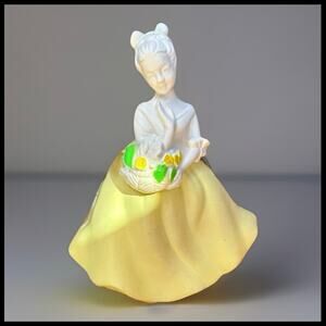 Vintage Avon “Topaze” Lady Figurine Cologne Bottle | Cottagecore Vanity Decor